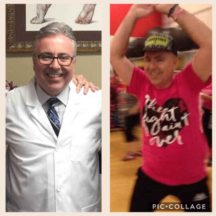 John Branwell of Hawthorne, a podiatrist, has also discovered a passion for Zumba. He has lost about 25 pounds since taking up the Latin American dance fitness program in May 2015.