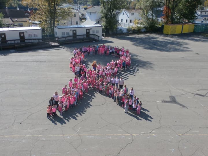 St. Leo&#x27;s School in Elmwood Park raised money for the Breast Cancer Prevention Institute. 