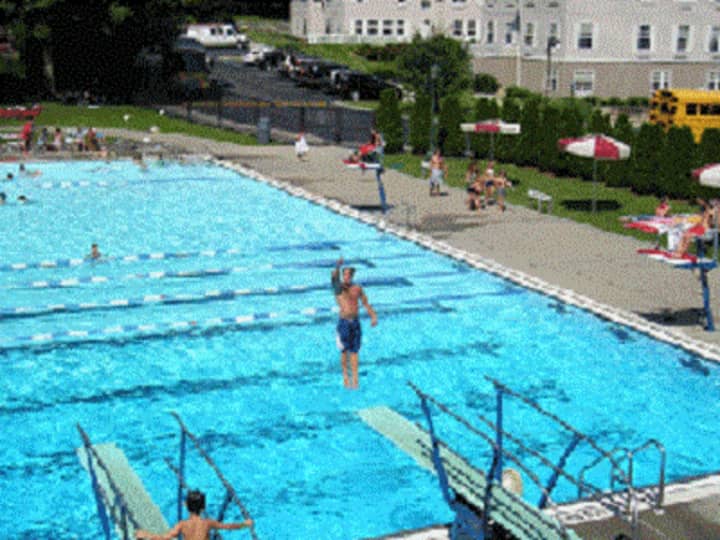 The pool&#x27;s open for the summer at Law Memorial Park in Briarcliff Manor.