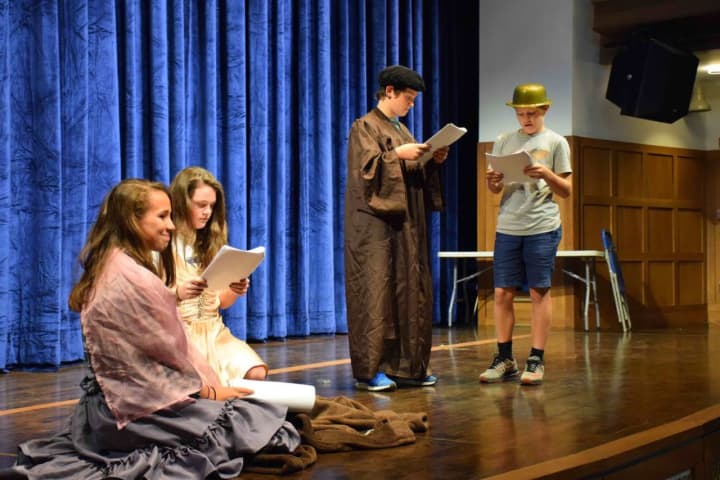 Bronxville Middle School students, who read William Shakespeare’s “A Midsummer Night’s Dream” in Meg Weiss’ English class, acted out scenes from the play to better understand the meaning behind the author’s words.