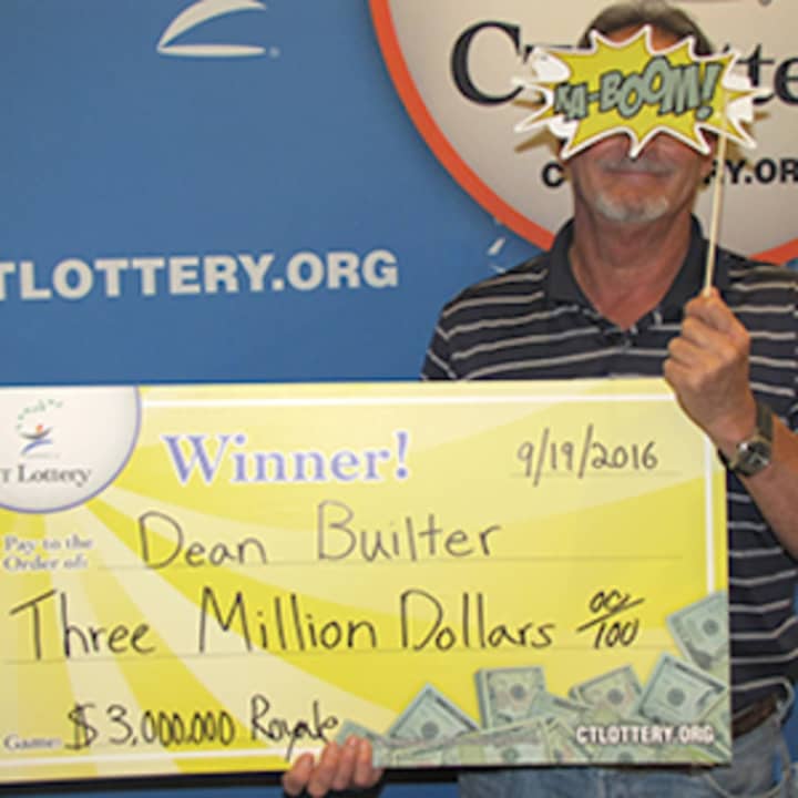 Dean Builter of Fairfield wins $3 million instantly from the CT Lottery in the Royale game.