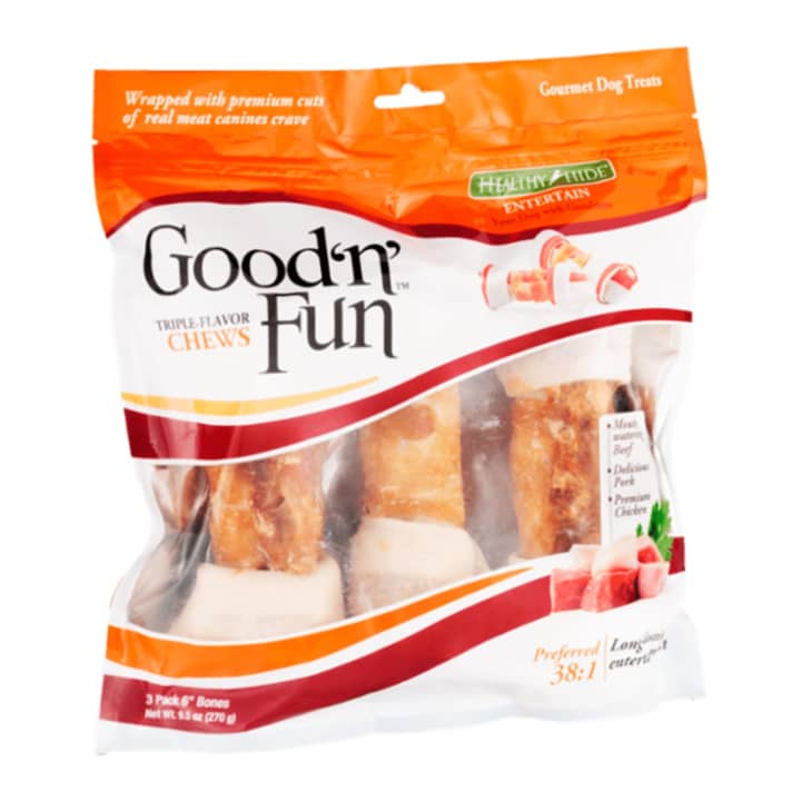 Good &#x27;n&#x27; Fun Healthy Hide treats and others were recently recalled by the FDA.