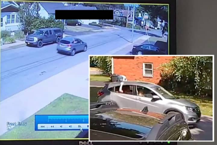 Surveillance footage released by Village of Scotia Police shows the vehicle believed to be involved in at least two separate incidents in the area.