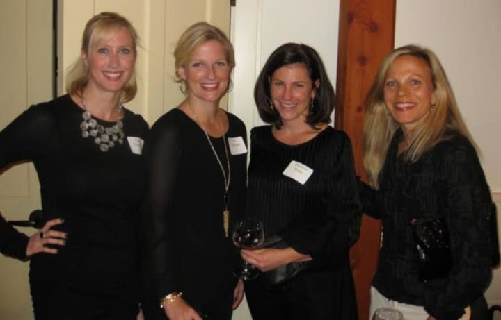 The Caroline House benefit will be Friday, Nov. 20, from 7–10 p.m. Photo caption: Friends from the 2014 Caroline House Wine Tasting: Elora Sweedler, Gen Halloran, Lizzy Wade and Alexis Yates. 