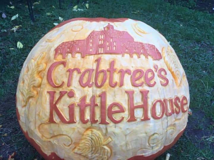 Jessica Manfro whose been featured on NBCs Dateline carved this pumpkin at Crabtree&#x27;s Kittle House in Chappaqua. 