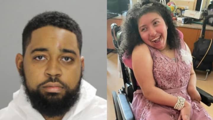 Aaron Clark (left), a 30-year-old from Philadelphia, is charged with intentionally setting the fire that killed Olivia Drasher (right) in Darby Township.