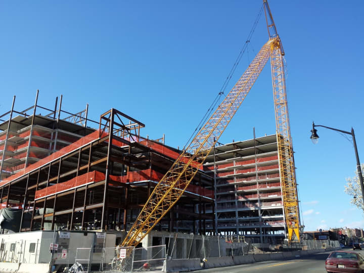 Cliffside Park Towne Center continues to rise.