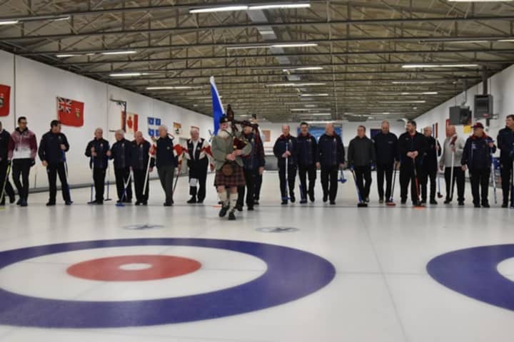 The Royal Caledonian Curling Club from Scotland ventured to Westchester to take on the Ardsley Curling Club.