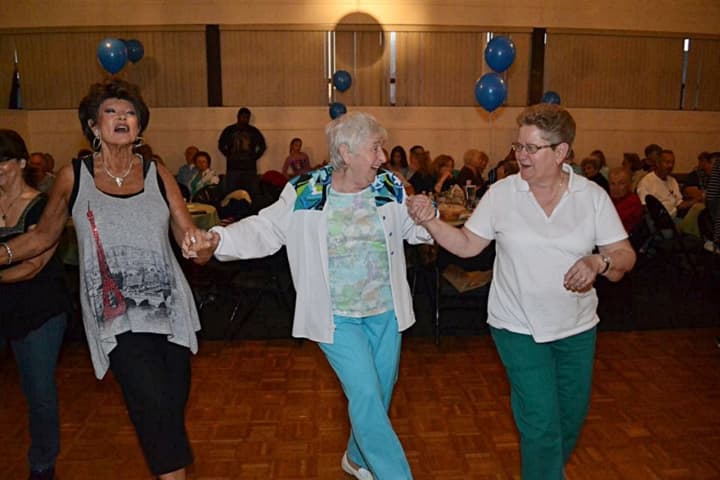 Attendees partook in dancing at the party celebrating the township&#x27;s 300 years.
