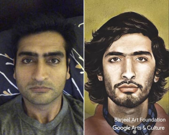 Actor Kumail Nanjiani found his art twin... who&#x27;s yours?
