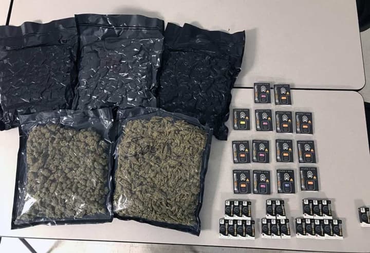 A Yorktown man was busted with several pounds of marijuana in Putnam County.