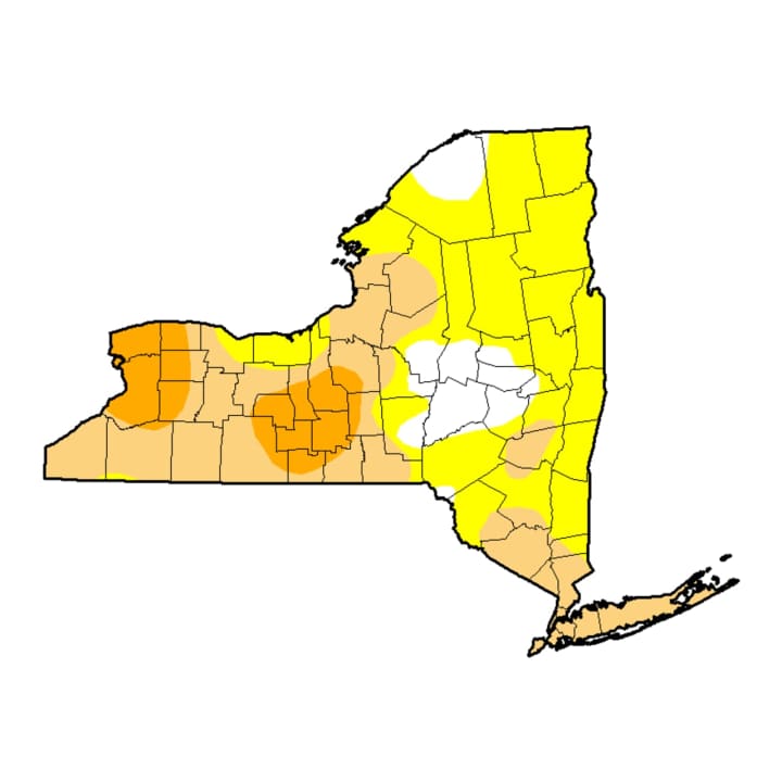 A drought advisory is in effect for the entire state of New York.