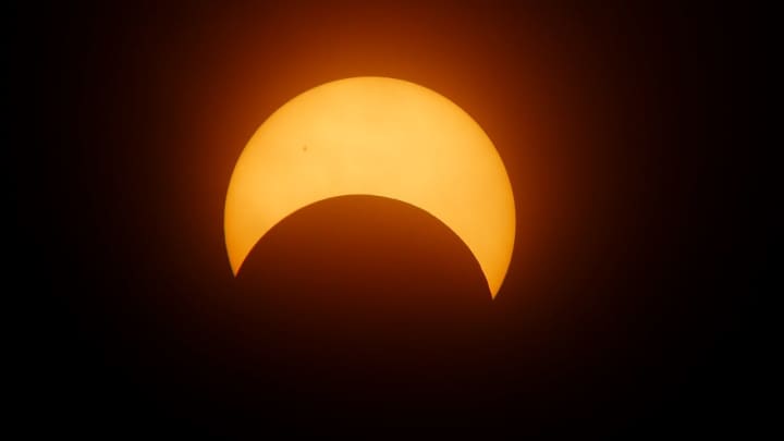 Solar eclipse.&nbsp;