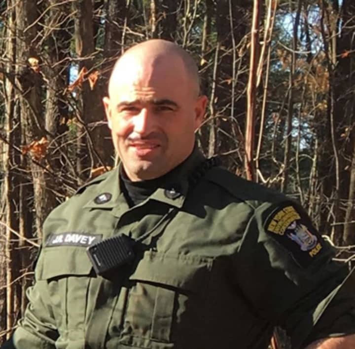 DEC Officer James Davey is in stable condition after being shot when a hunter mistook him for a deer.
