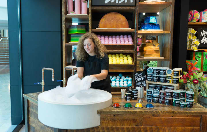 Lush Cosmetics is opening a store in the Willowbrook Mall Friday.