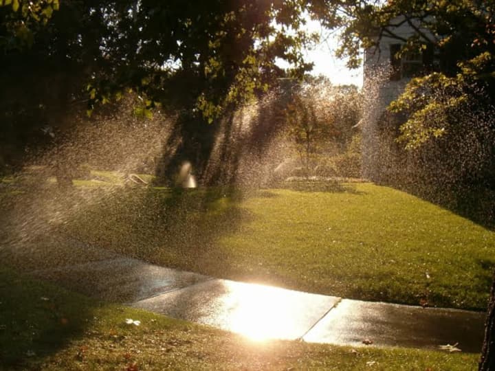 Sprinklers can be used only twice per week, on announced dates, in four towns as of May 1.