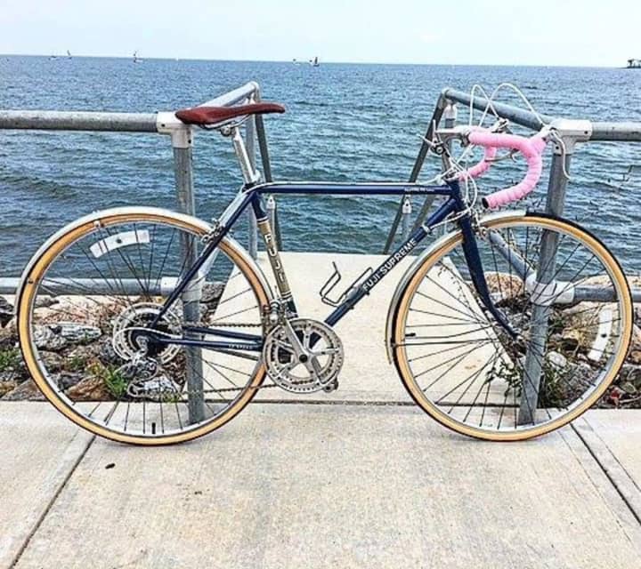 Shortbus Bicycles owner Joe D&#x27;Urso can breathe life into vintage and newer bikes. His specialty is rebuilding vintage models like this Fuji Supreme he rebuilt through his roving bike repair shop making a stop next month in Fairfield.