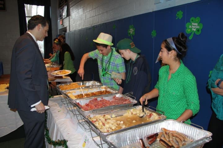Dig Into a St. Patrick&#x27;s Day feast of corned beef and cabbage Friday, March 17 at Our Lady of Fatima School in Wilton. There will be entertainment with bagpipes and Irish dancing.
