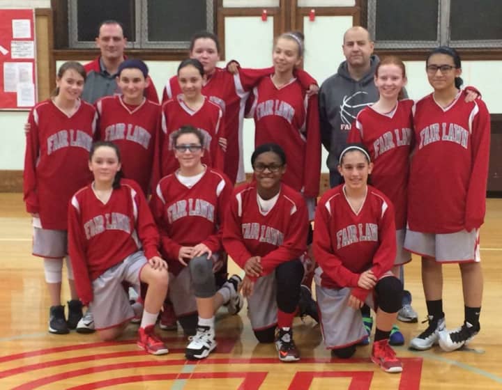 The seventh grade Fair Lawn girl basketball team is shooting for a title.