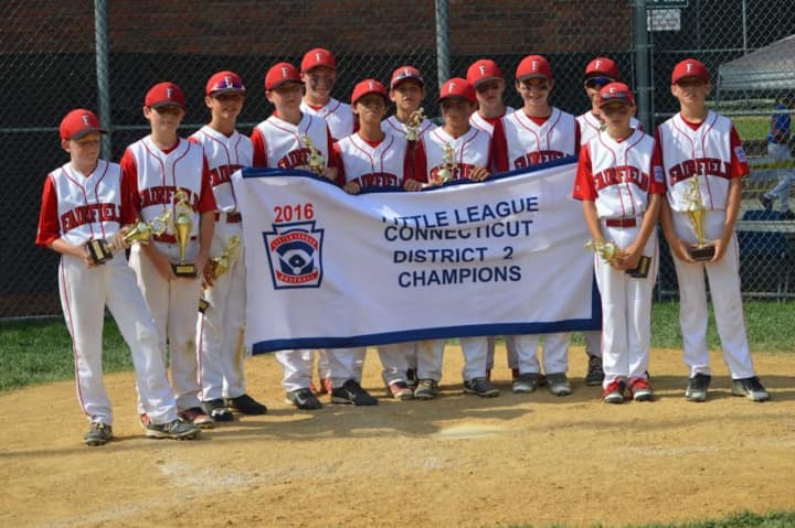 Fairfield American Little League won the District 2 title game on Saturday with a win over Trumbull National.