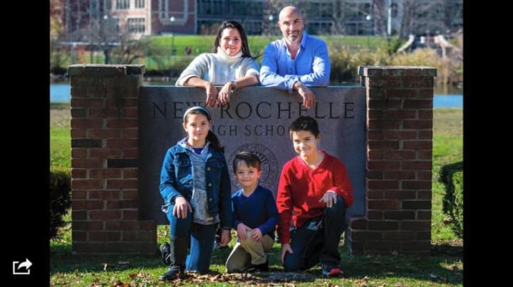 StacyAnn Melillo-Keiler with her husband, David, and three kids.