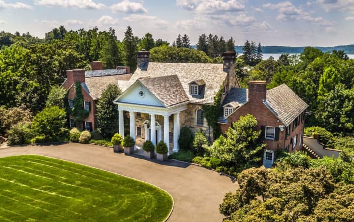 2 Fargo Lane in Irvington is grand enough to draw comparisons to Jay Gatsby&#x27;s fictional mansion.