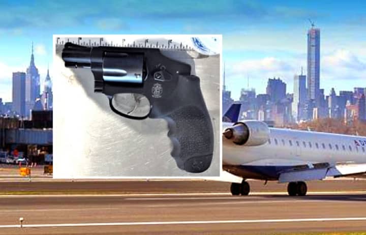 Officers picked off the .38-caliber revolver as it passed through a checkpoint X-ray machine with the woman&#x27;s belongings at LaGuardia Airport in NYC on Monday, Nov. 28, the TSA&#x27;s Lisa Farbstein said.