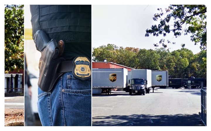$17,405 worth of electronics and a Smith and Wesson handgun were stolen from the UPS warehouse in Vineland, NJ.