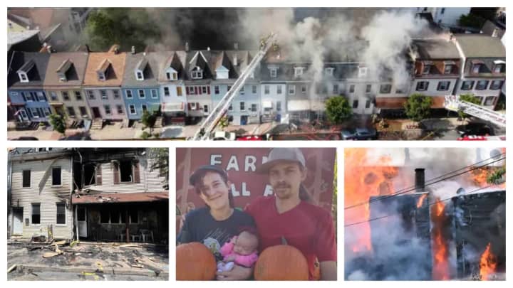 Scenes and victims of the Ferry Street Fire in Easton on Monday, May 29.