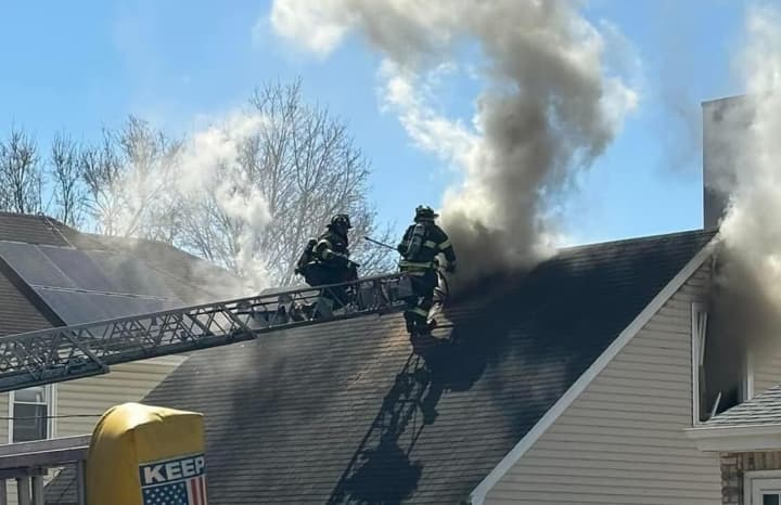 All companies were met by heavy heat, smoke and flames on both floors when they arrived at the 1½-story Cape Cod-style wood-frame home at 30 Grove Avenue around 11:30 a.m. March 24.
  
