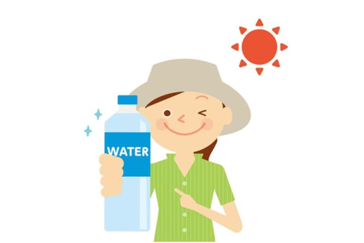 Drinking plenty of water is one way to prevent heat stroke this summer.