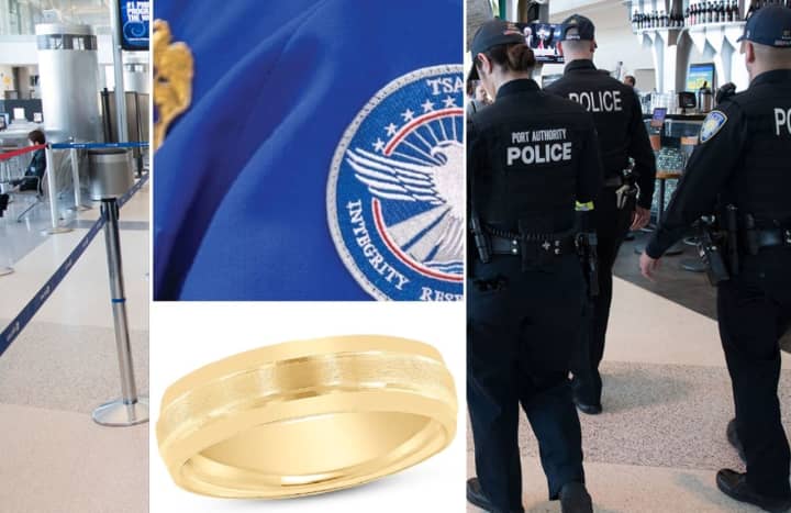 TSA / Port Authority police team up to stop wedding band thief.