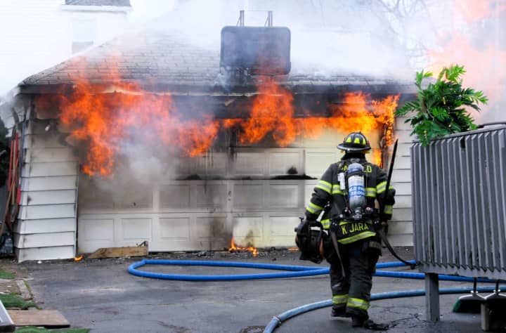 Firefighters doused the blaze at 155 Market Street, Garfield on Sunday, March 10.
