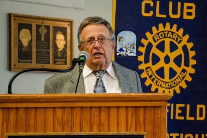 Marvin Findling, author of “From Losers to Winners: Breakthrough at Bryant High” was the featured speaker for a recent Fairfield Rotary luncheon.