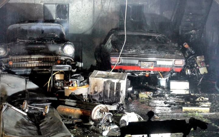 Two antique Chevys -- a &#x27;57 Bel Air and a 1979 Chevelle -- were destroyed along with a motorcycle in the Cedar Street fire in Garfield.