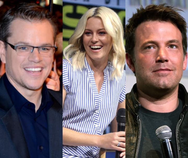 (From left): Matt Damon, Elizabeth Banks, and Ben Affleck will present awards at the Golden Globes.