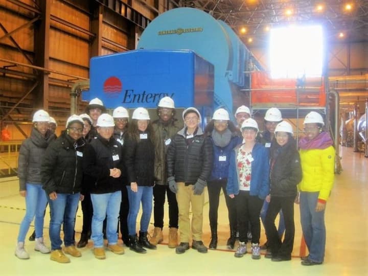 AP students from Woodlands High visited Indian Point recently to learn first-hand about nuclear power.