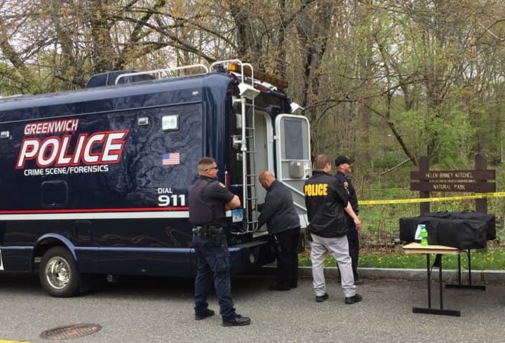 Police are investigating human remains found in Helen Binney Kitchel Natural Park in Greenwich.