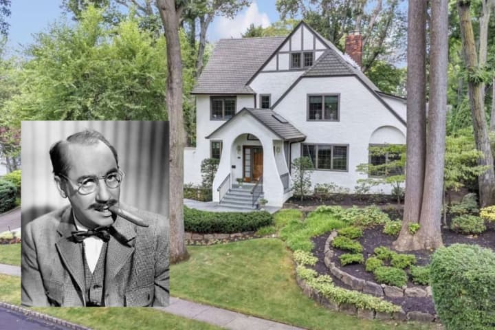 A Great Neck home, which was once the residence of legendary comedian Groucho Marx, has hit the market for $2.3 million, according to its listing.