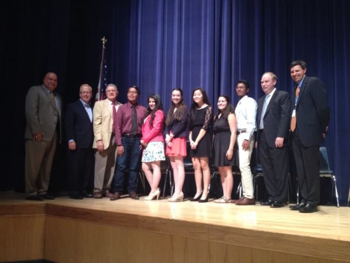 The Danbury High School Key Club recently had its induction ceremony for 2015-16.