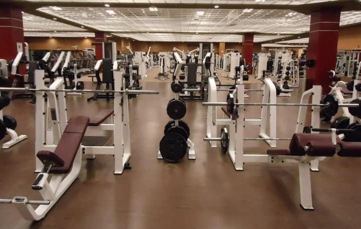 Gym, Equipment, Weights.