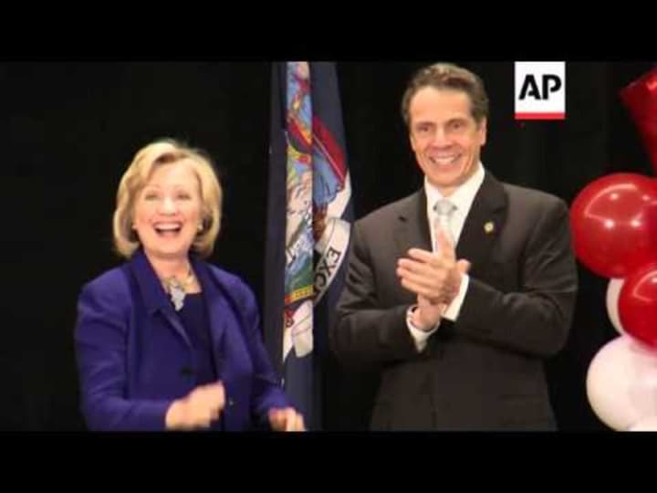 Gov. Andrew Cuomo is predicting a presidential win for Chappaqua&#x27;s Hillary Clinton.