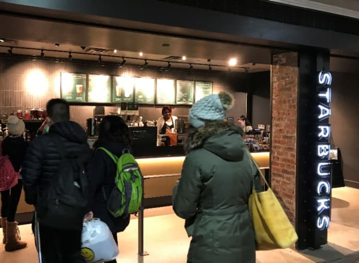 A new Starbucks location has opened at Newark Penn Station&#x27;s Main Concourse.