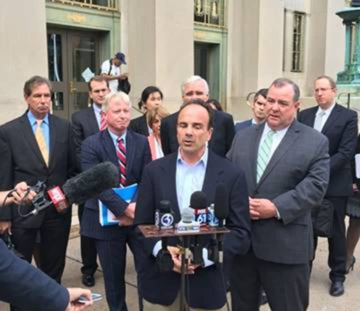 Bridgeport Mayor Joe Ganim applauds the outcome of a lawsuit against the how the state funds public schools.
