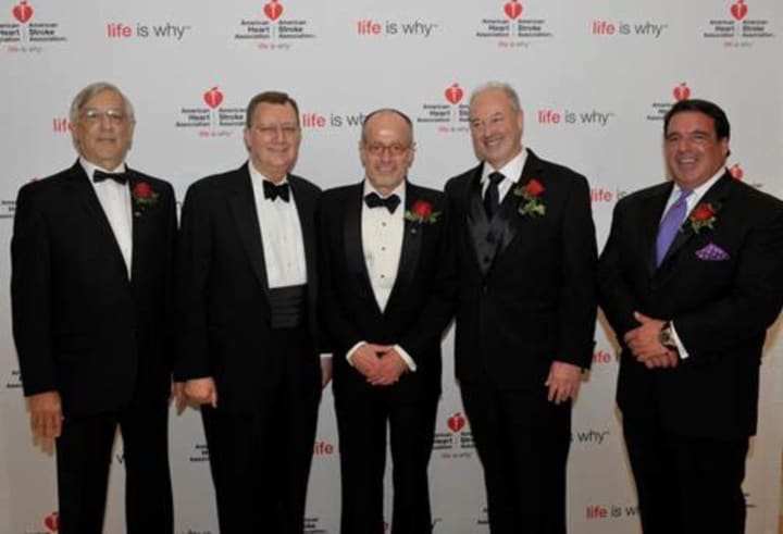 From left to right: Robert L. Berkowitz, M.D., Joseph Parrillo, M.D., Carlos Ruiz, M.D., Robert M. Kipperman, M.D., Robert J. Hariri, M.D.