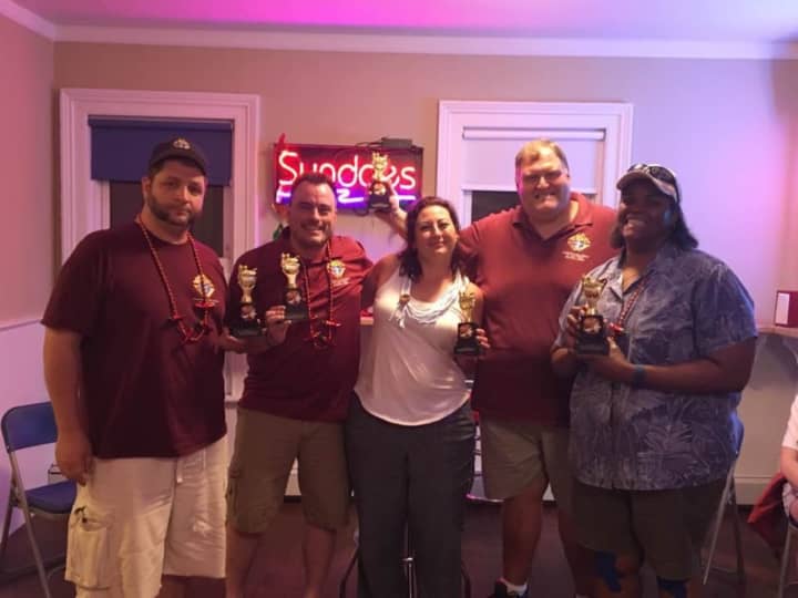 Winners of the Knights of Columbus Chili For Charity event