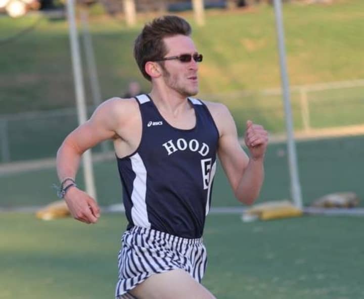 Teaneck High School graduate Justin Cifuentes will return to the middle school to coach cross country. Here he is seen running at Hood College. 