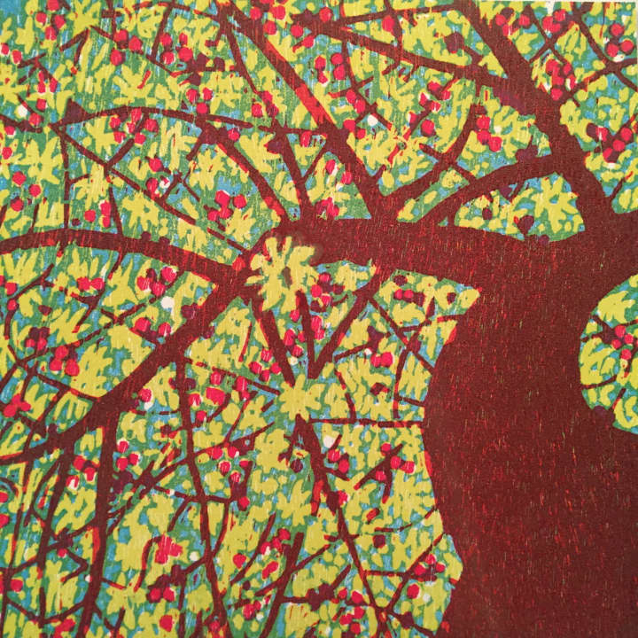 &quot;Apple Tree&quot; by Eve Stockton will be auctioned off at The Arts Bloom event in Weston.