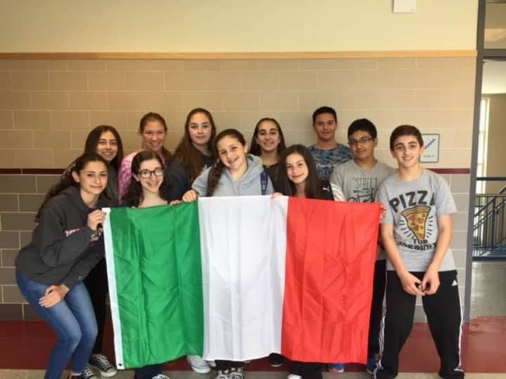 These Eastchester Italian students recently took a competitive national Italian exam.