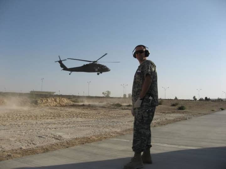 John Bourges of Mahopac served two deployments covering nearly a year in Iraq.